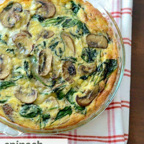 Mushroom Spinach Frittata - Hunter Angler Gardener Cook